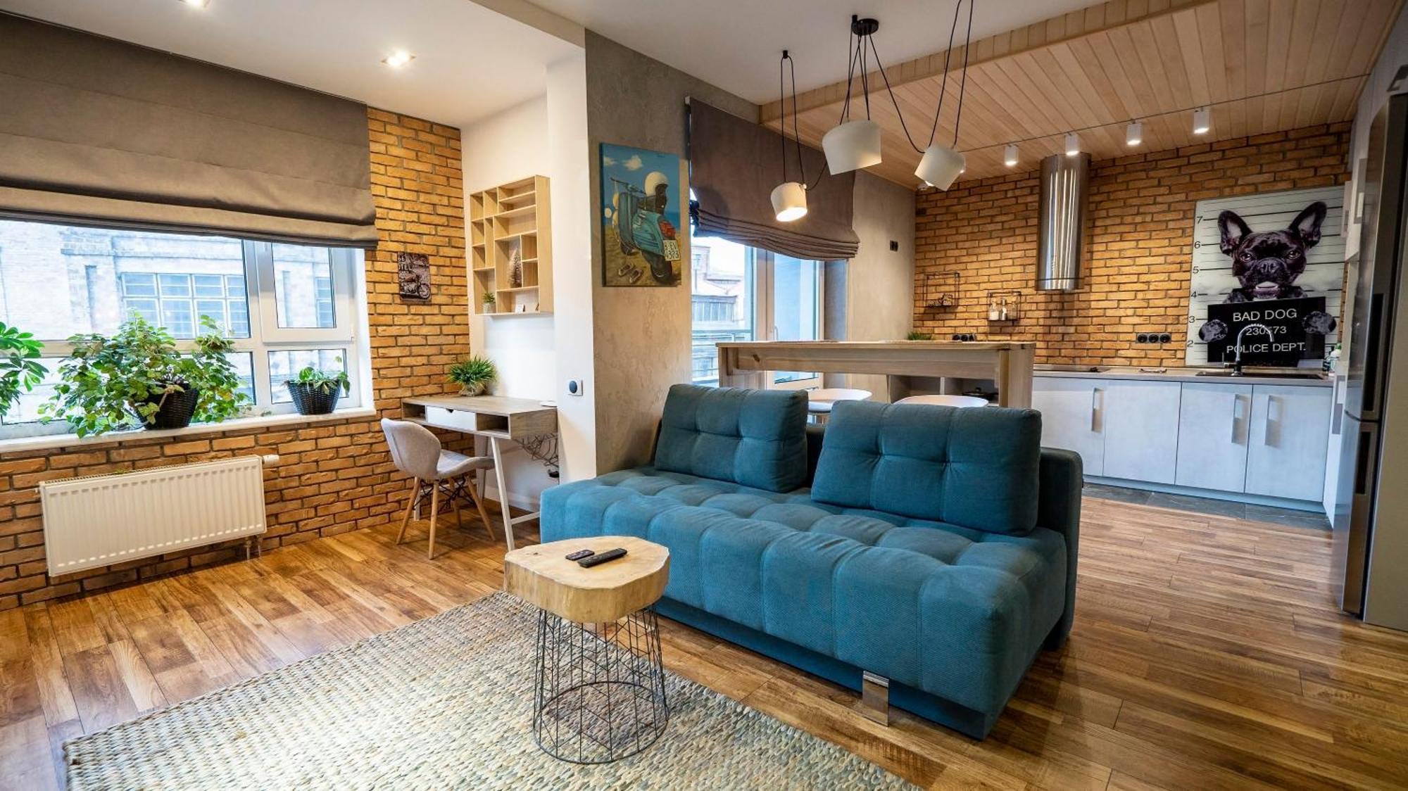 Loft Apartment Near Smart Plaza Polytech เคียฟ ภายนอก รูปภาพ
